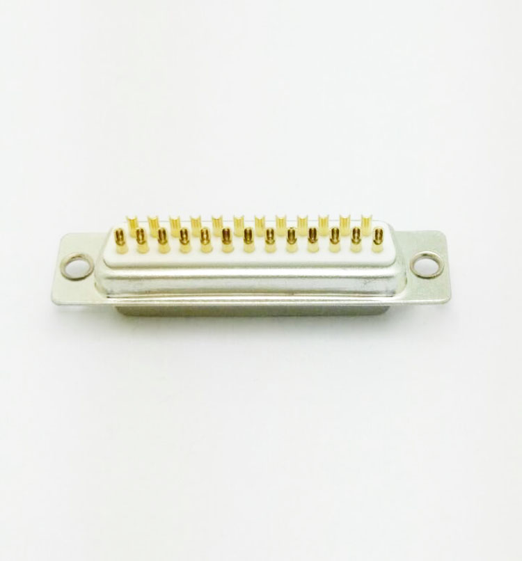 DB-25P(母頭)焊線式車針白膠連接器