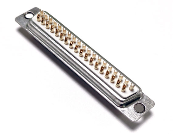 DB 37P 母頭 傳統焊線式 車針 光孔 黑膠連接器 DB 37P 母頭 傳統焊線式 車針 光孔 黑膠連接器