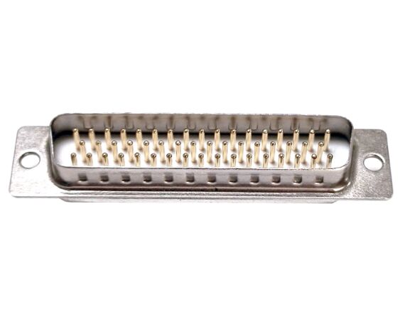 DBH 50P 公頭 傳統焊線式 全金 車針 白膠連接器 DBH 50P 公頭 傳統焊線式 全金 車針 白膠連接器