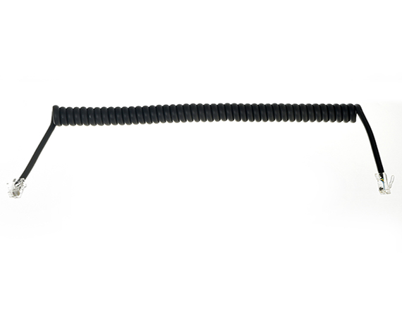 彈簧線4P電話線 用于航空工業設備0. 5M 1M 1.5M 彈簧線4P電話線 用于航空工業設備0. 5M 1M 1.5M